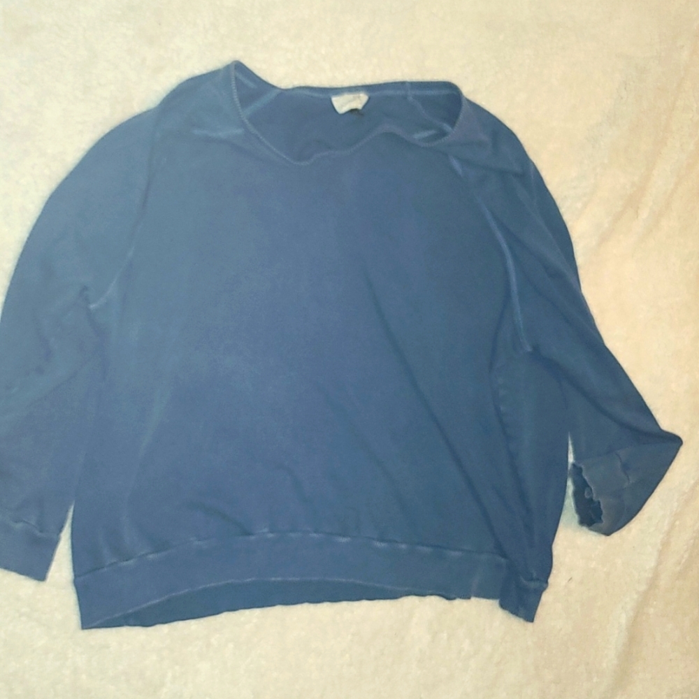 Universal thread size 3x plus blue sweatshirt